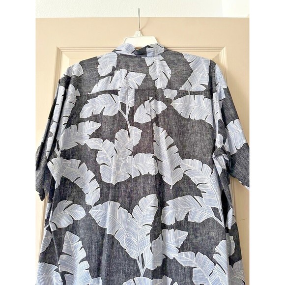 Cooke Street Honolulu Hawaiian Button Up Short Sleeve Shirt Cotton Pocket Men XL - Picture 10 of 10